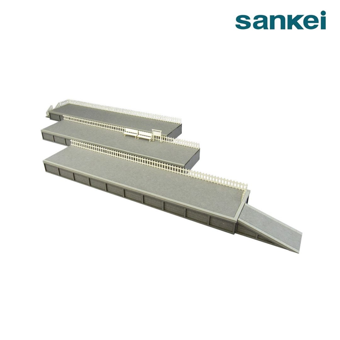 さんけい ジオラマ 情景シリーズ S=1/87 ホーム58Ａ (MK05-22)