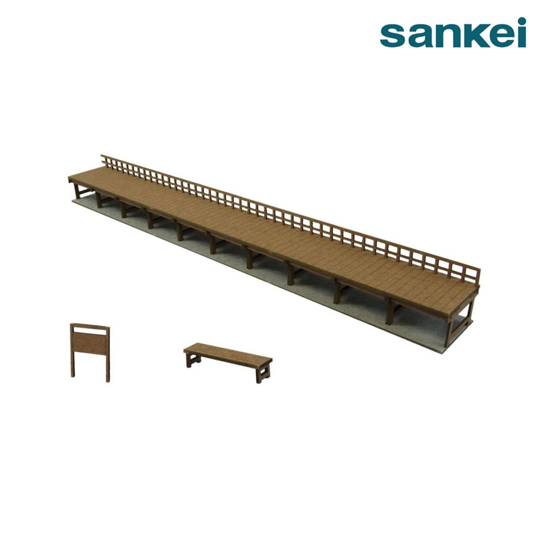 さんけい ジオラマ 情景シリーズ S=1/87 ホーム30Ａ延長 (MK05-25)