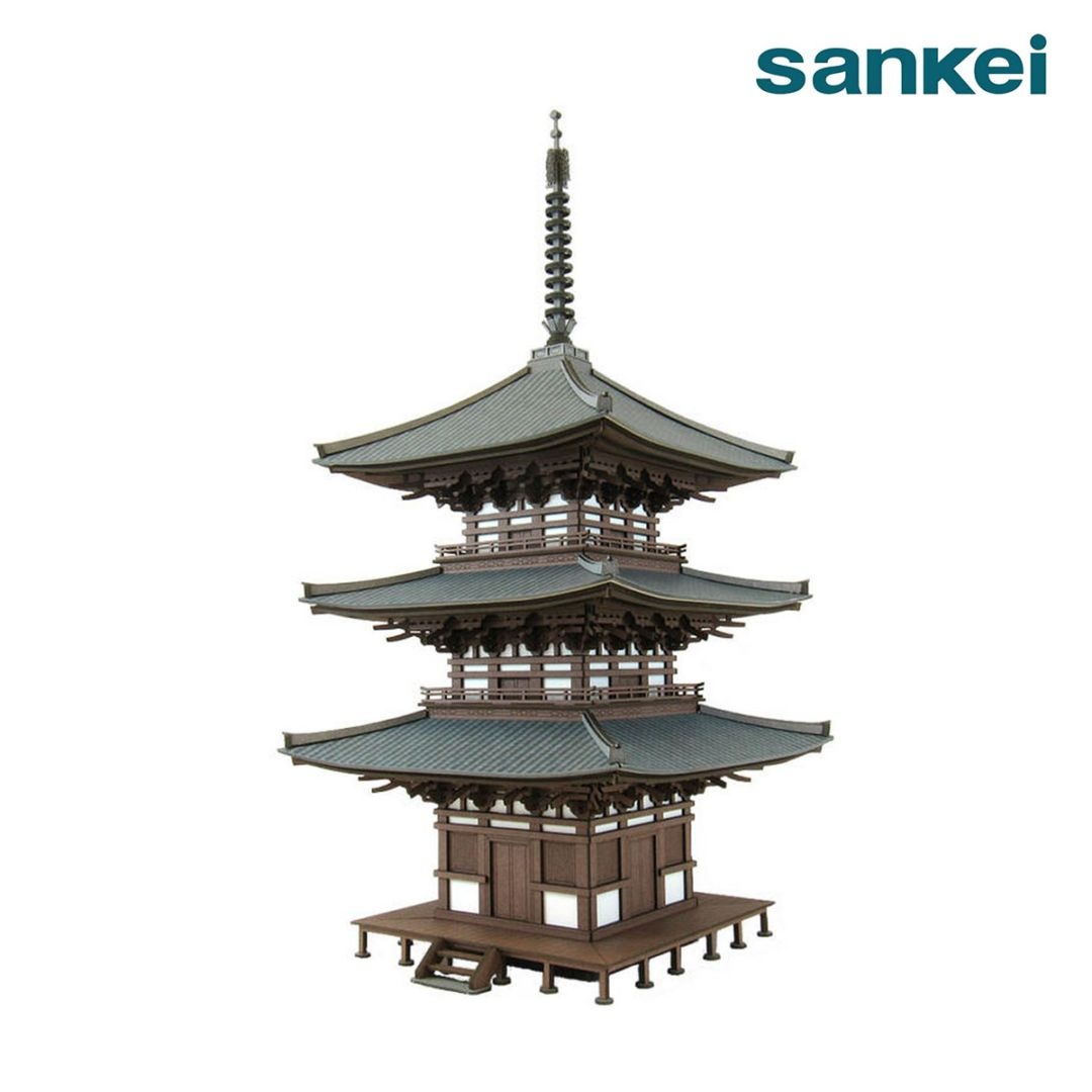 さんけい ジオラマ 情景シリーズ S=1/80 三重塔 (MK05-30)