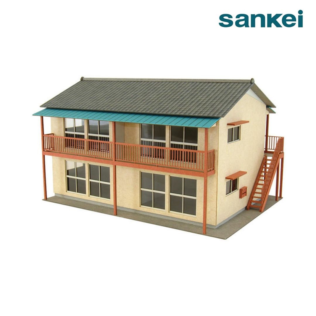 さんけい ジオラマ 情景シリーズ S=1/80 アパート (MK05-31)