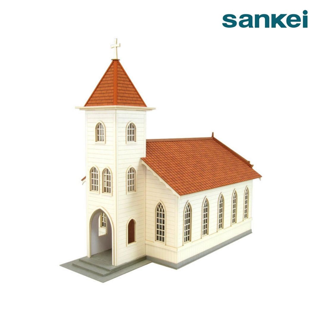 さんけい ジオラマ 情景シリーズ S=1/80 教会 (MK05-33)