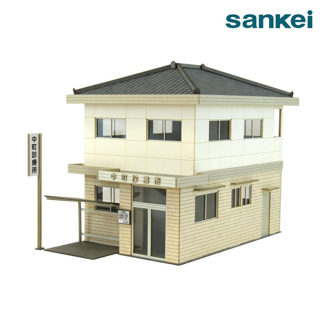 さんけい ジオラマ 情景シリーズ S=1/80 診療所 (MK05-36)