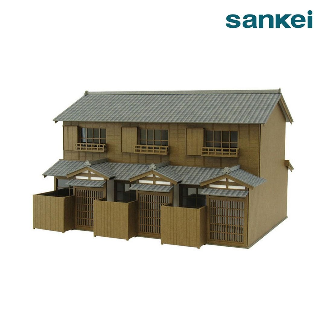 さんけい ジオラマ 情景シリーズ S=1/80 長屋-2 (MK05-41)