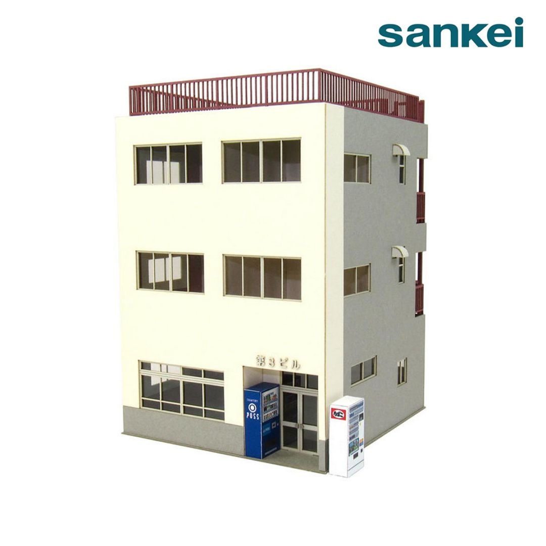 さんけい ジオラマ 情景シリーズ S=1/80 ビル-3 (MK05-49)