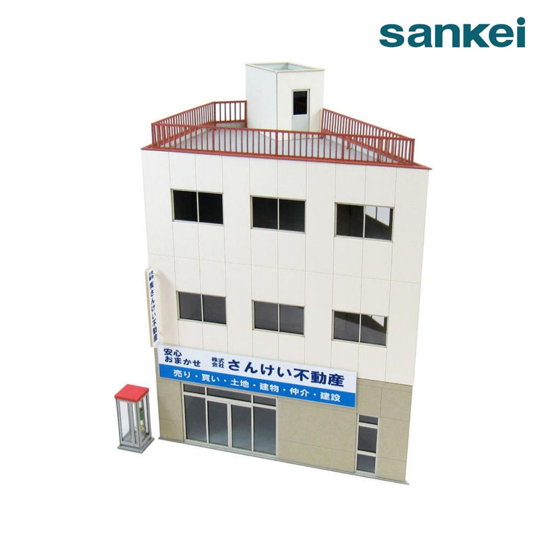 さんけい ジオラマ 情景シリーズ S=1/80 ビル-4 (MK05-51)
