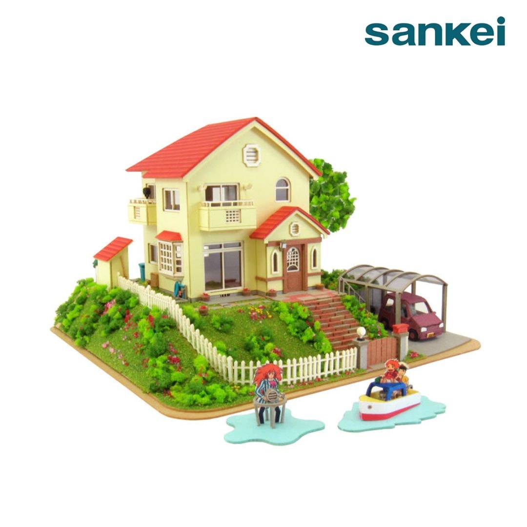 さんけい スタジオジブリ作品シリーズ S=1/150 宗介とポニョの家 (MK07-08)