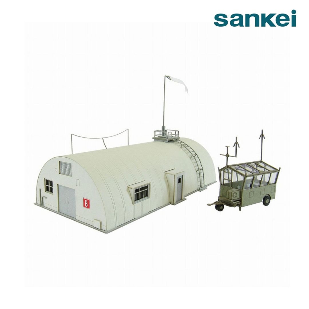 さんけい 航空情景シリーズ S=1/144 汎用雑務棟 (MK08-03)