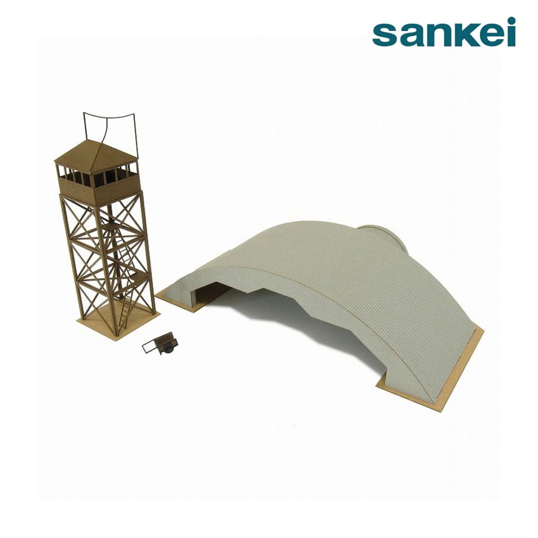 さんけい 航空情景シリーズ S=1/144 戦時航空基地 掩体壕 (MK08-10)