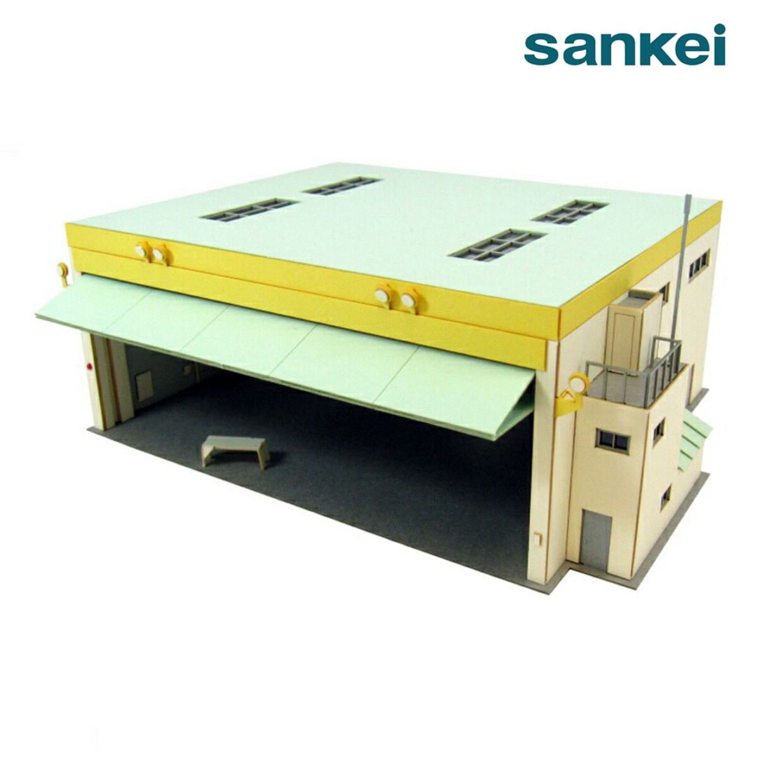 さんけい 航空情景シリーズ S=1/144 飛行クラブ機体収納庫 (MK08-12)