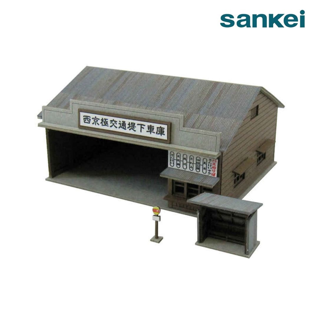 さんけい みにちゅあーと プチ S=1/220 バス車庫 (MP01-75)