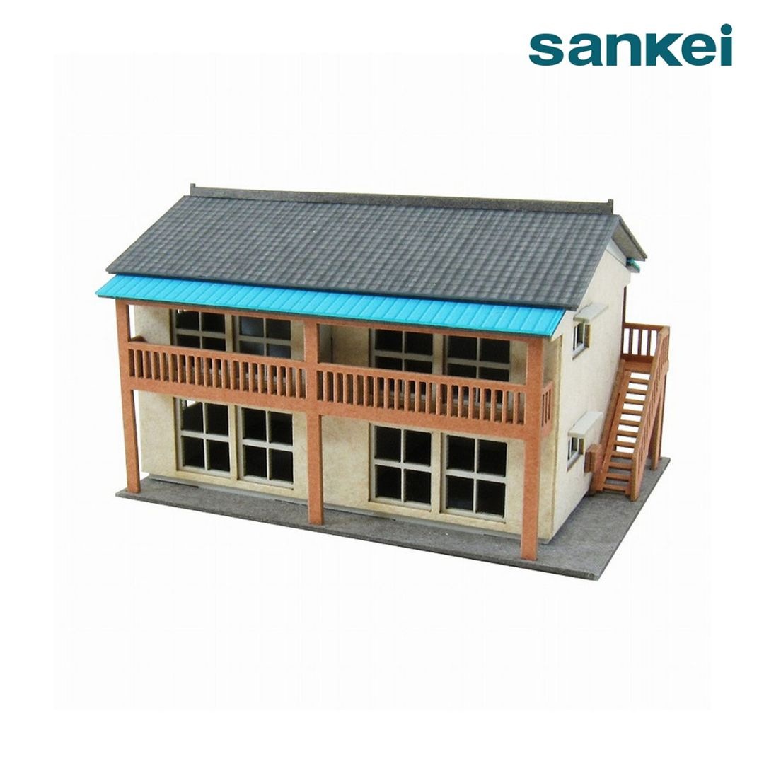 さんけい みにちゅあーと プチ S=1/220 アパート (MP01-119)