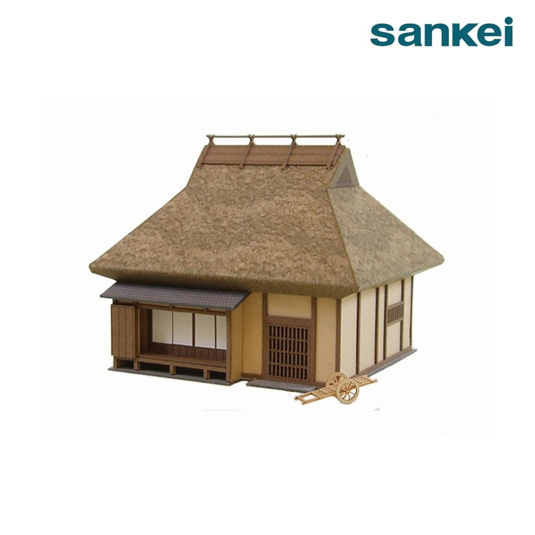 さんけい なつかしのジオラマシリーズS=1/150 農家 (MP03-03)