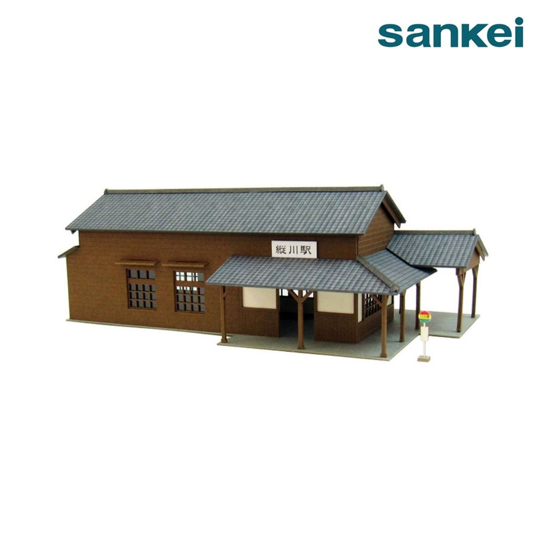 さんけい なつかしのジオラマシリーズS=1/150 駅舎 Ｉ (MP03-100)
