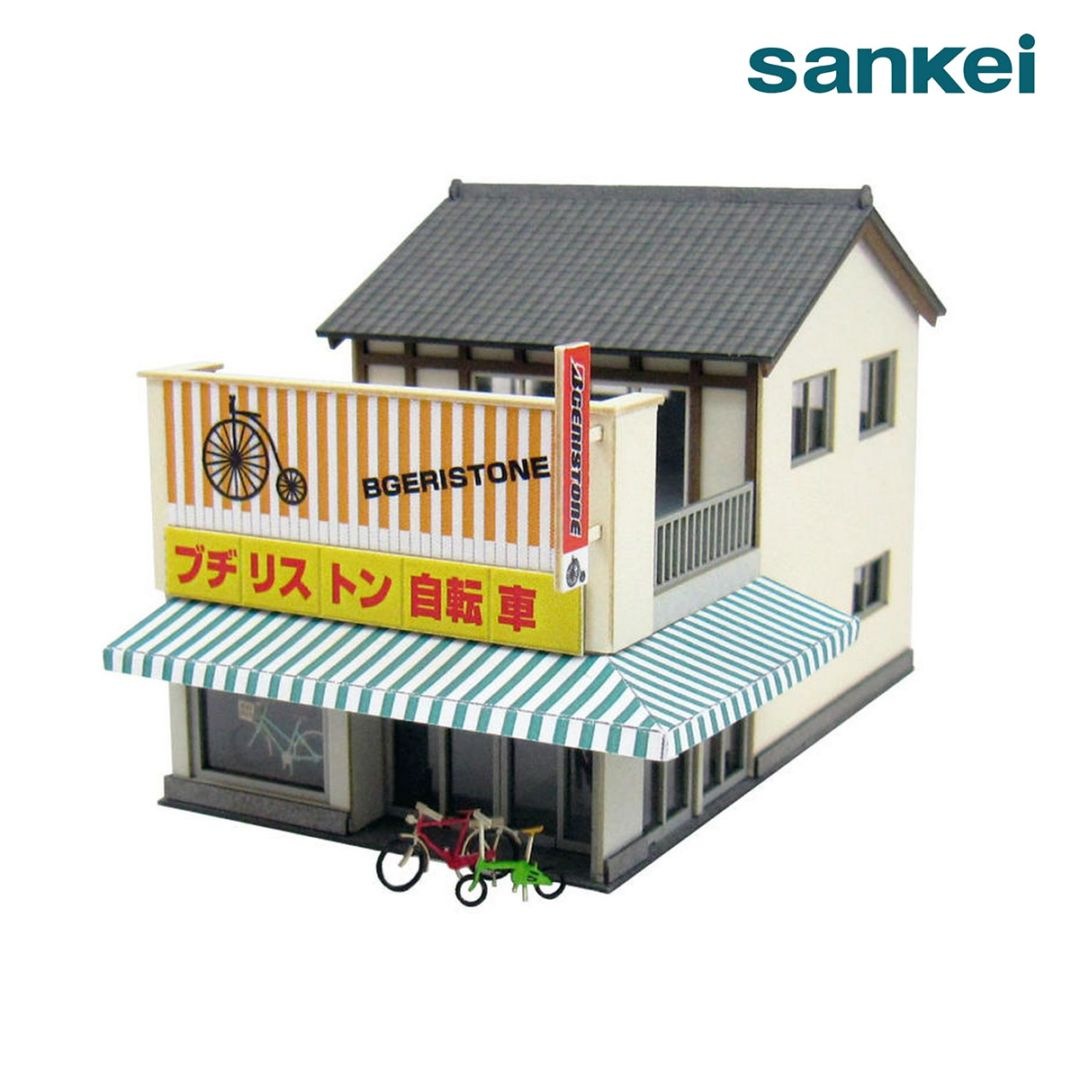 さんけい なつかしのジオラマシリーズS=1/150 自転車屋 (MP03-101)