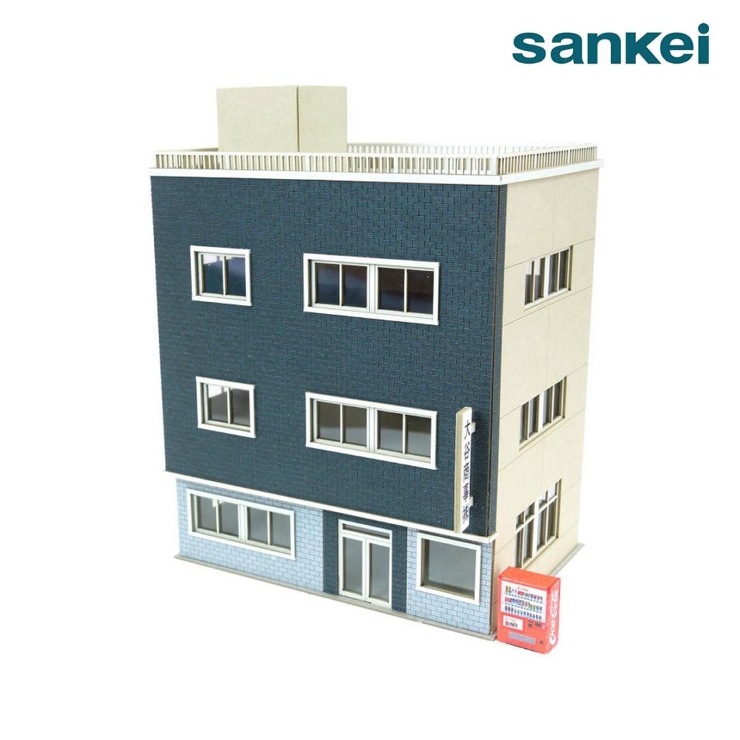 さんけい なつかしのジオラマシリーズS=1/150 ビルＥ (MP03-108)