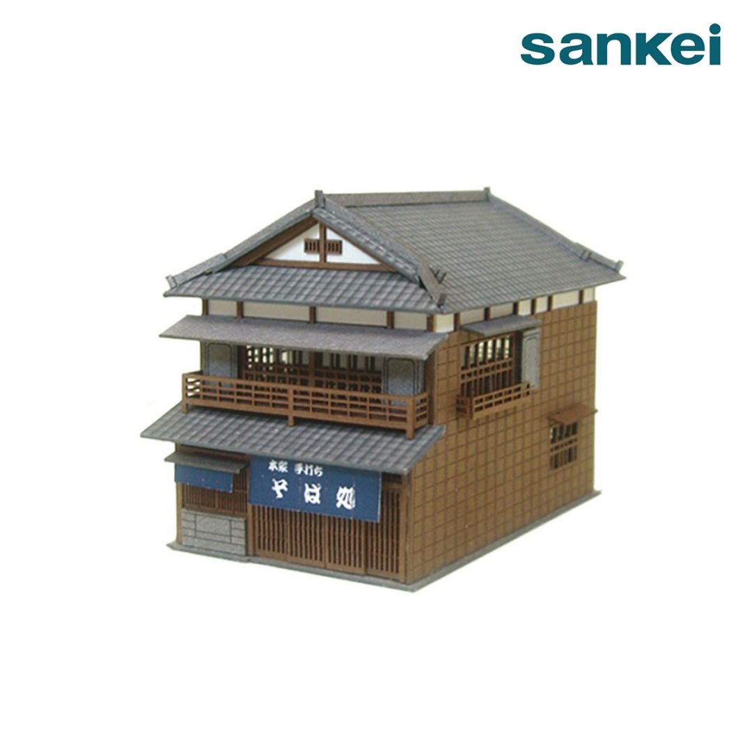 さんけい なつかしのジオラマシリーズS=1/150 そば屋 (MP03-14)