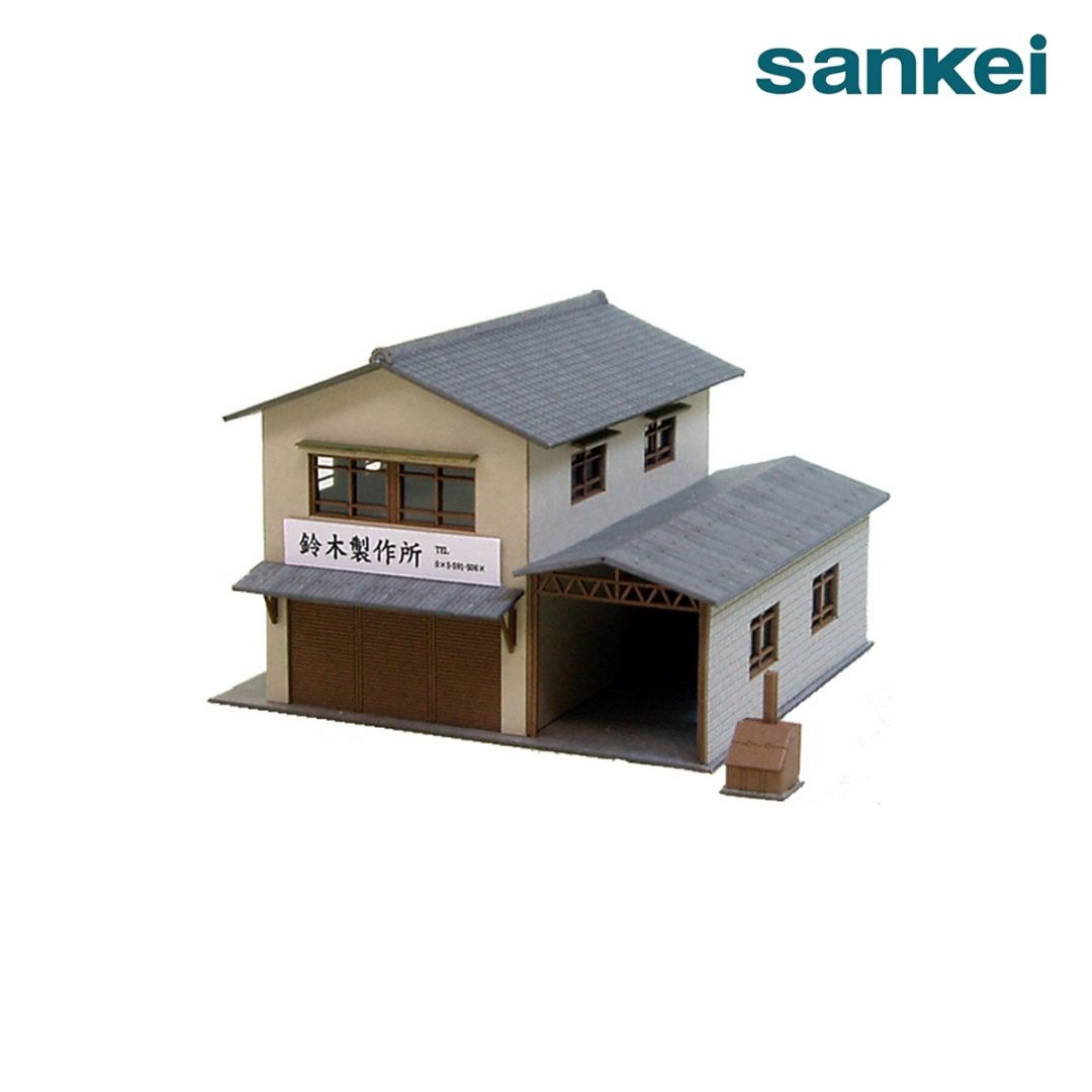 さんけい なつかしのジオラマシリーズS=1/150 町工場Ａ (MP03-30)