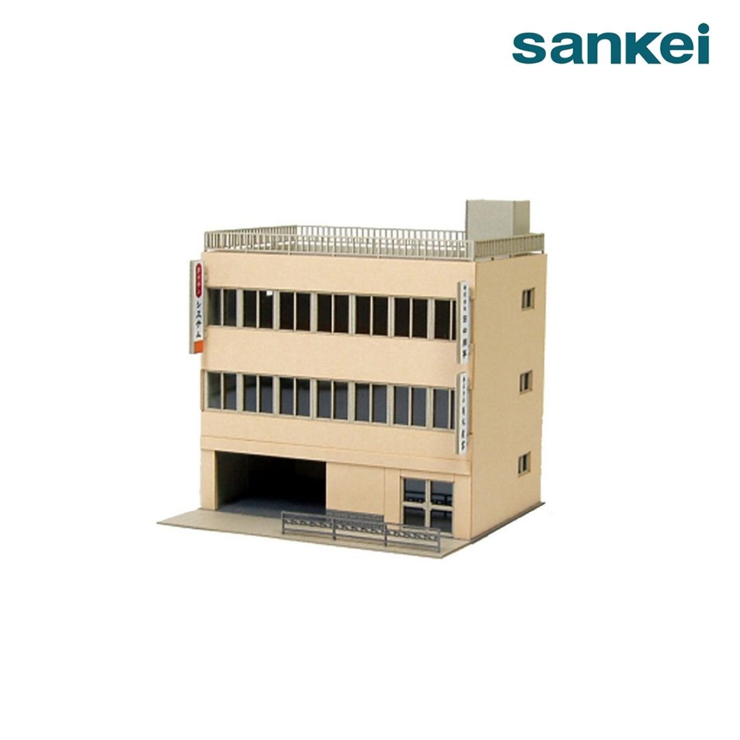 さんけい なつかしのジオラマシリーズS=1/150 ビルＡ (MP03-32)