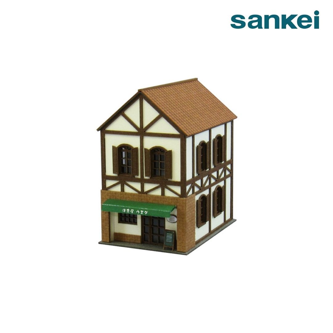 さんけい なつかしのジオラマシリーズS=1/150 レストランＡ (MP03-45)