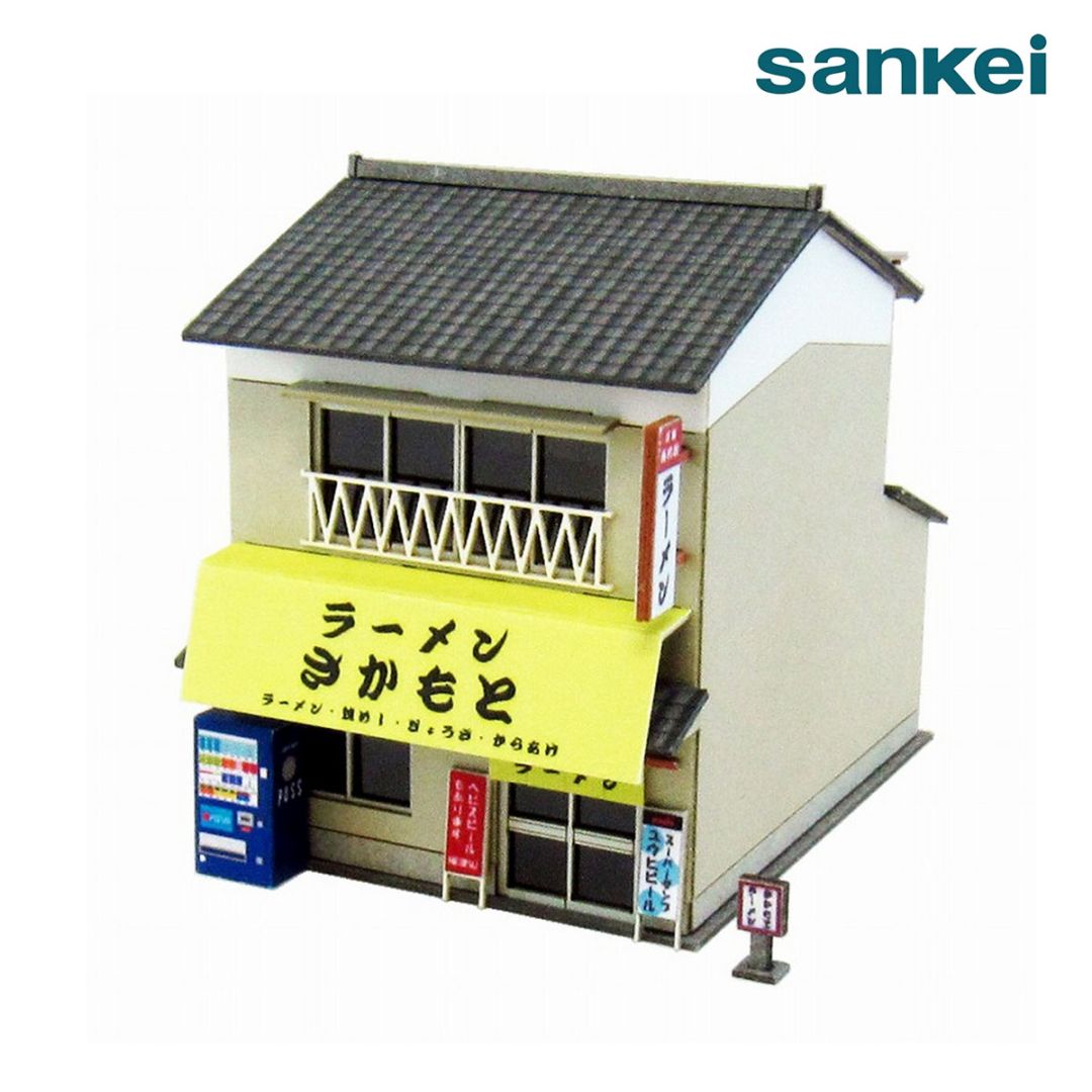 さんけい なつかしのジオラマシリーズS=1/150 ラーメン屋 (MP03-67)