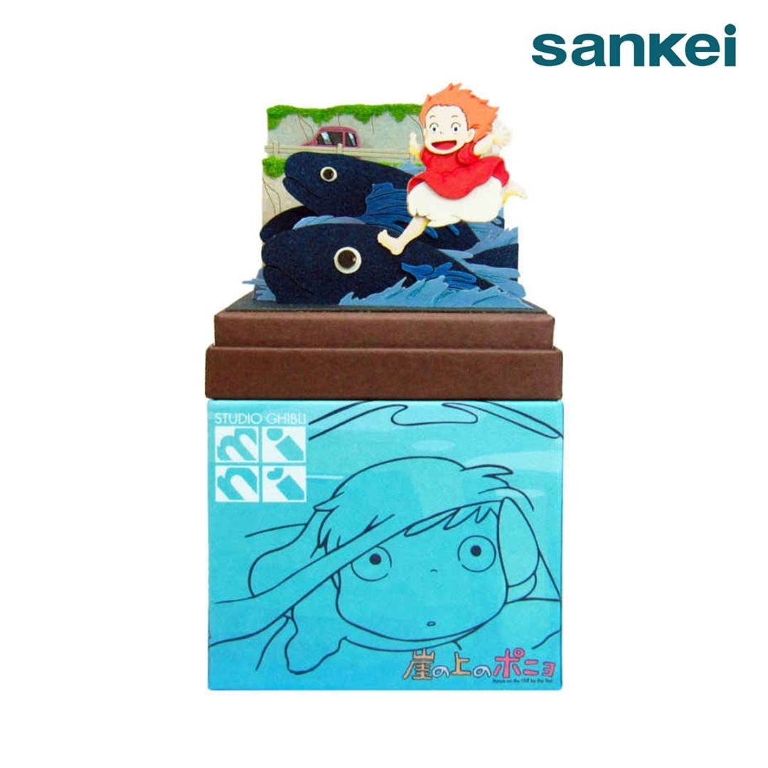 さんけい スタジオジブリ mini 水魚の上を走るポニョ (MP07-39)