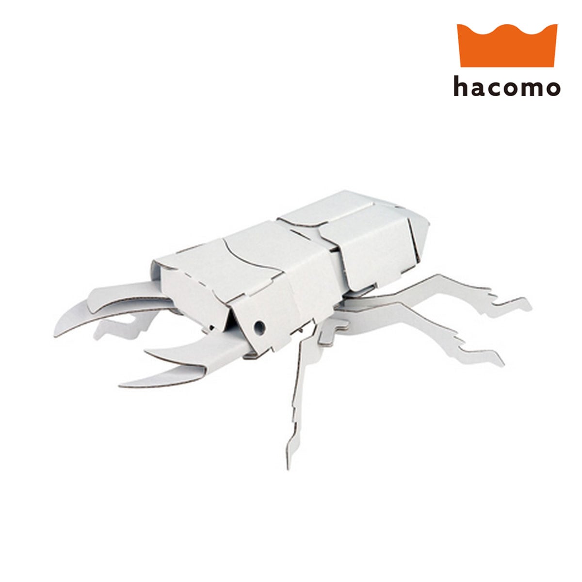 ハコモ 白無地 クワガタムシ2 (2474)