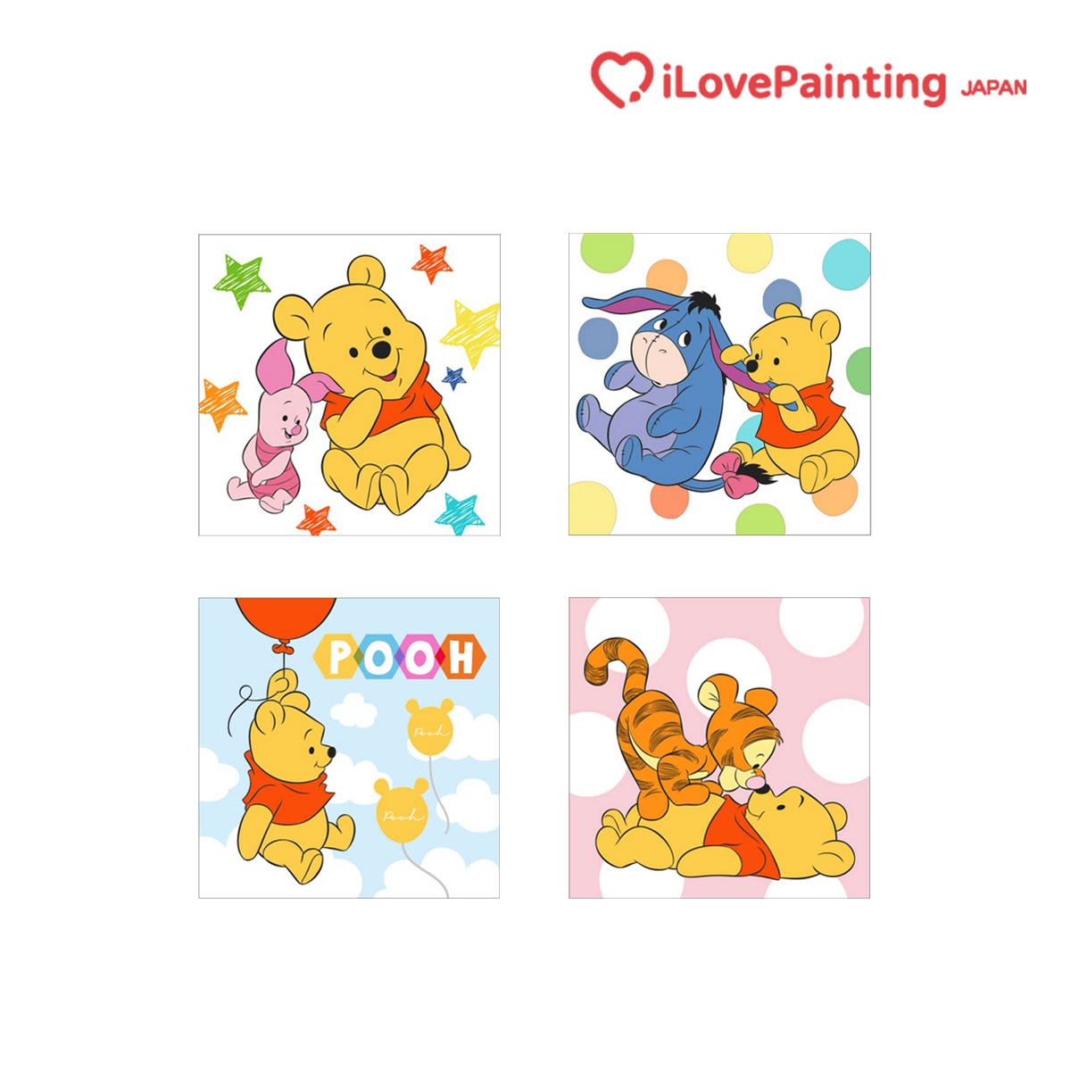 DIYキュービックペインティング ディズニー ミニイーゼルタイプダイヤモンドアートシリーズ(20x20CM) 全4種