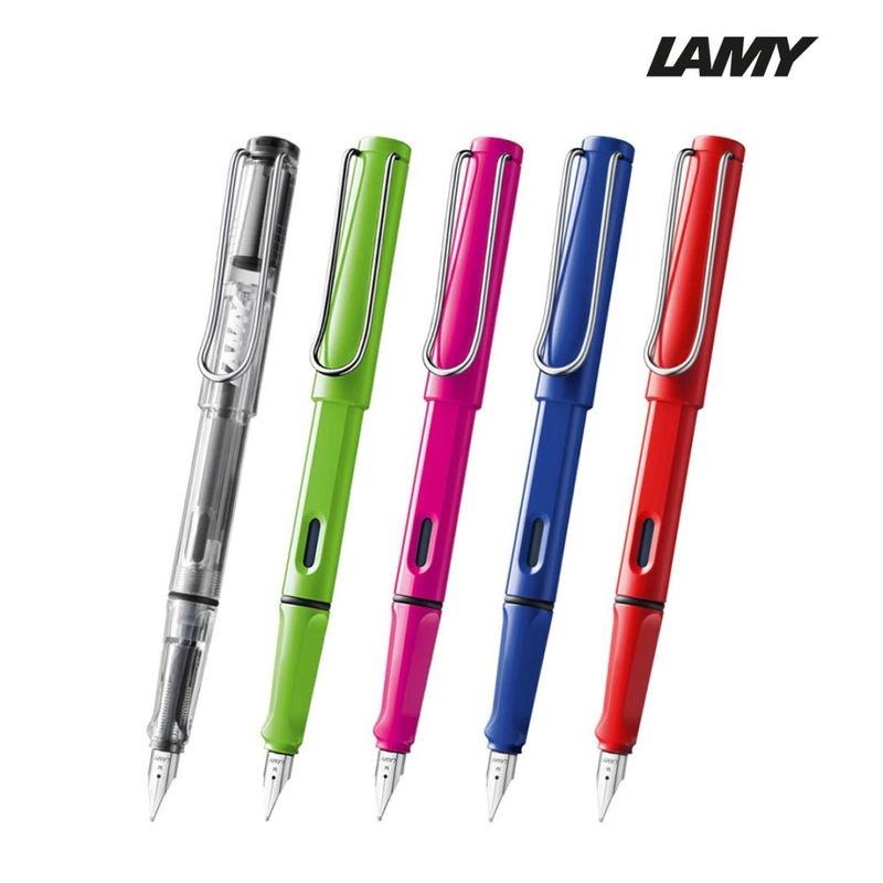 ラミー(LAMY) サファリ 万年筆 (EF/F/M)各サイズ 全5色(スケルトン