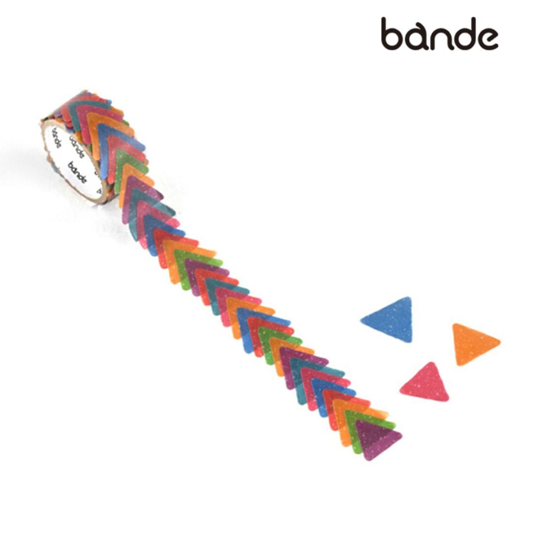 bande マスキングロールステッカー いろんなさんかく ざらざら (BDA627)