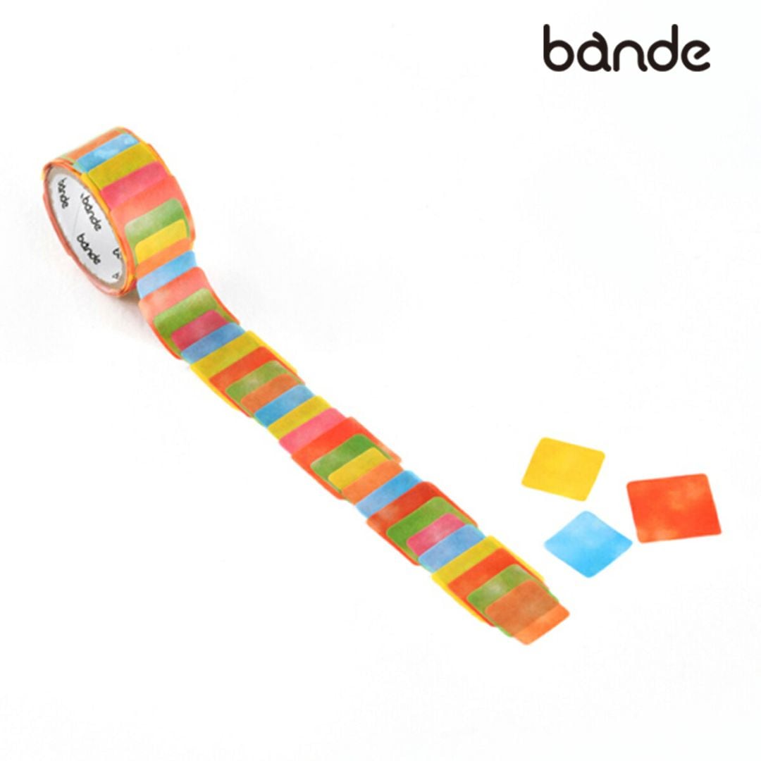 bande マスキングロールステッカー いろんなしかく すいさい (BDA640)