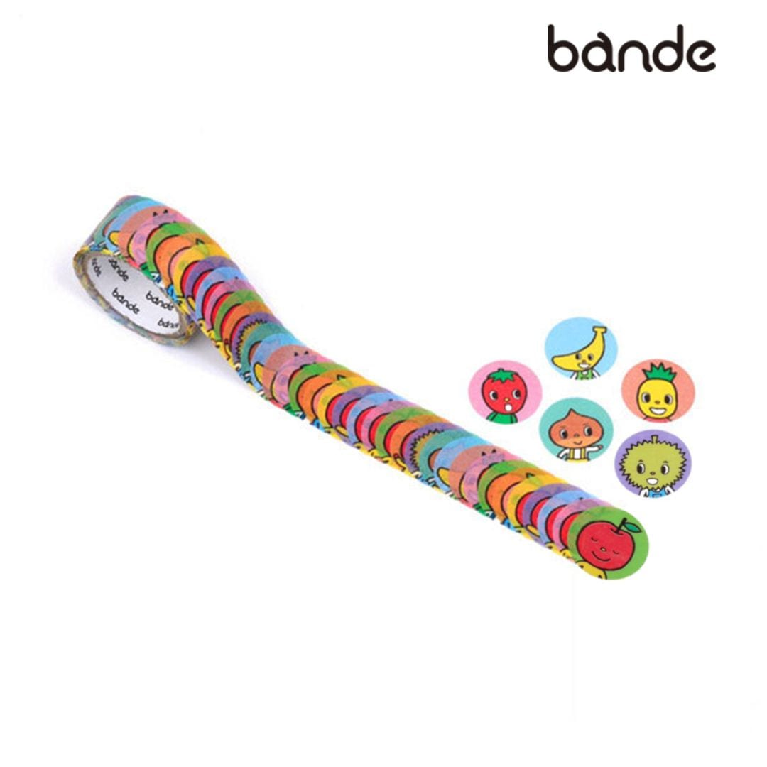 bande マスキングロールステッカー ぷっぷるとおともだち（フェイス） (CMR074)