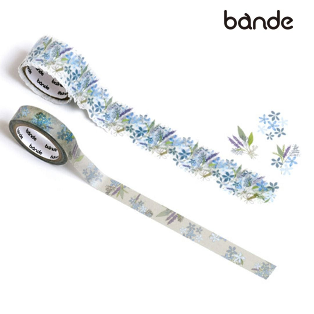 bande マスキングロールステッカー ブルースターの花ことば 信じ合う心 (BDA659)