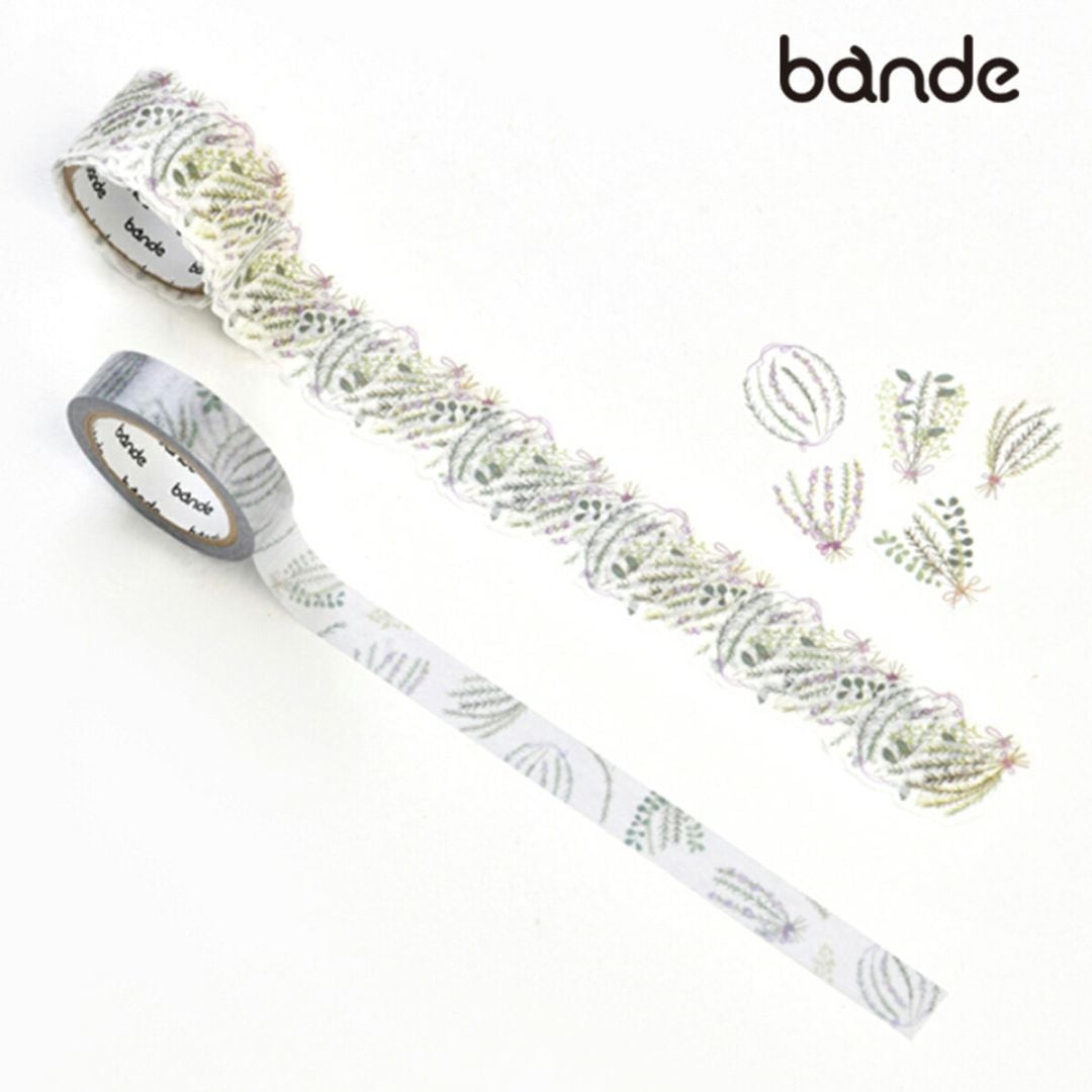 bande マスキングロールステッカー ローズマリーの花ことば 思い出 (BDA669)