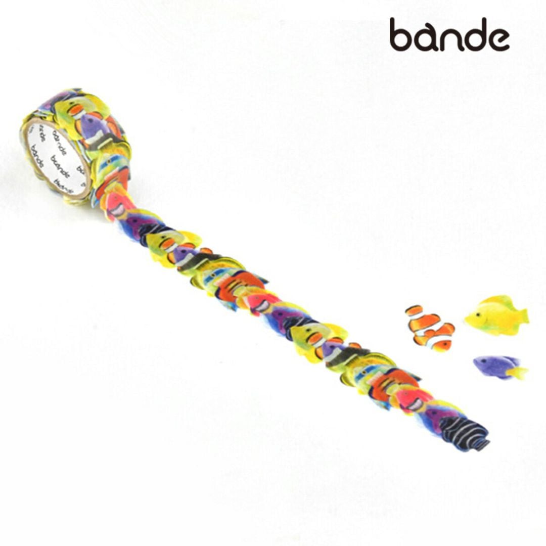 bande マスキングロールステッカー 海のいきもの 熱帯魚 (BDA679)