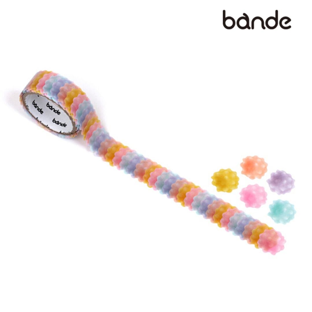 bande マスキングロールステッカー 金平糖パステル (BDA644)