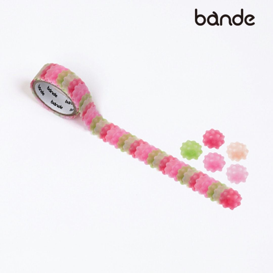 bande マスキングロールステッカー 金平糖ピンク (BDA646)