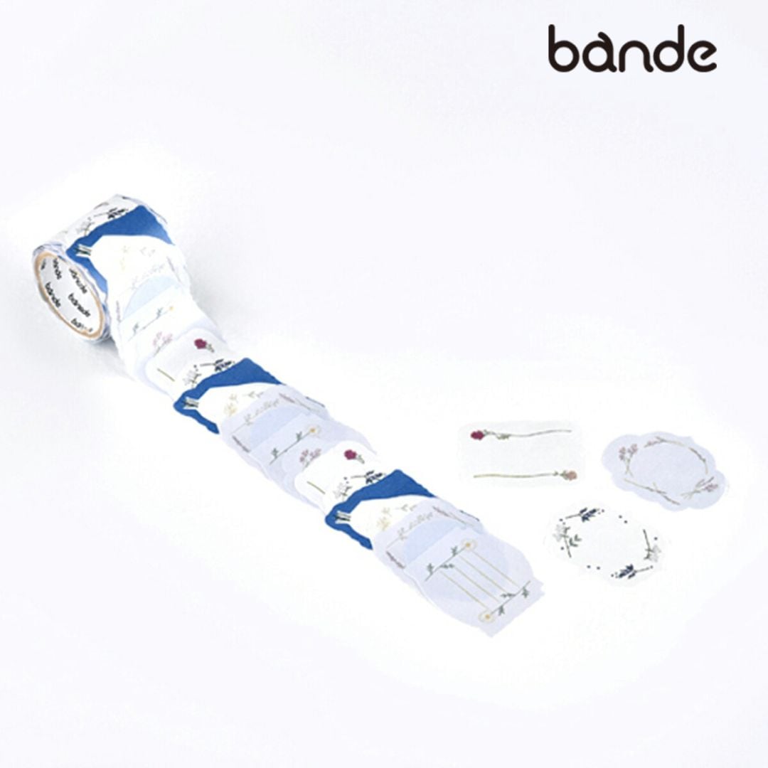 bande 書けるロールステッカー お花の小さなアート (BDA639)