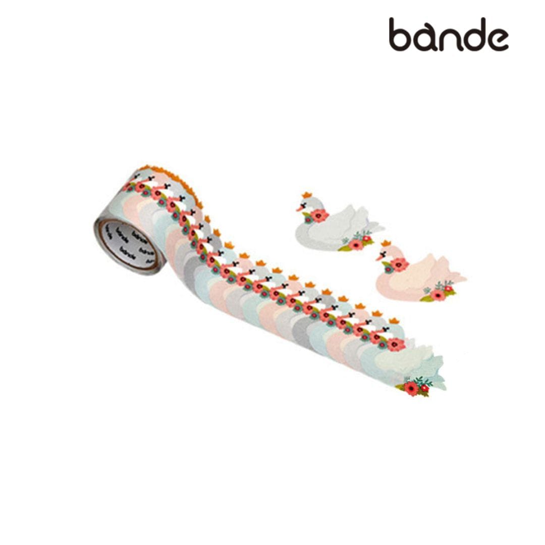 bande 書けるロールステッカー 白鳥 (BDA566)