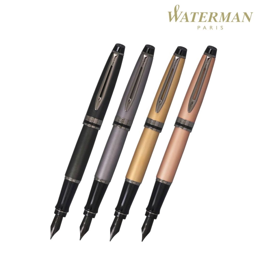 ウォーターマン エキスパート 万年筆 F 全4色