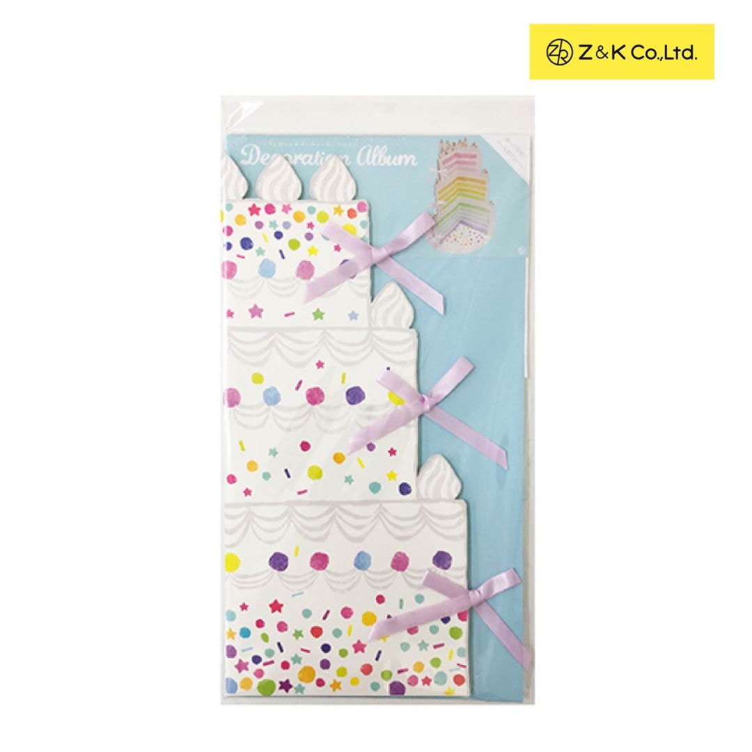 Z&K デコレーションアルバムＬ カラフルケーキ