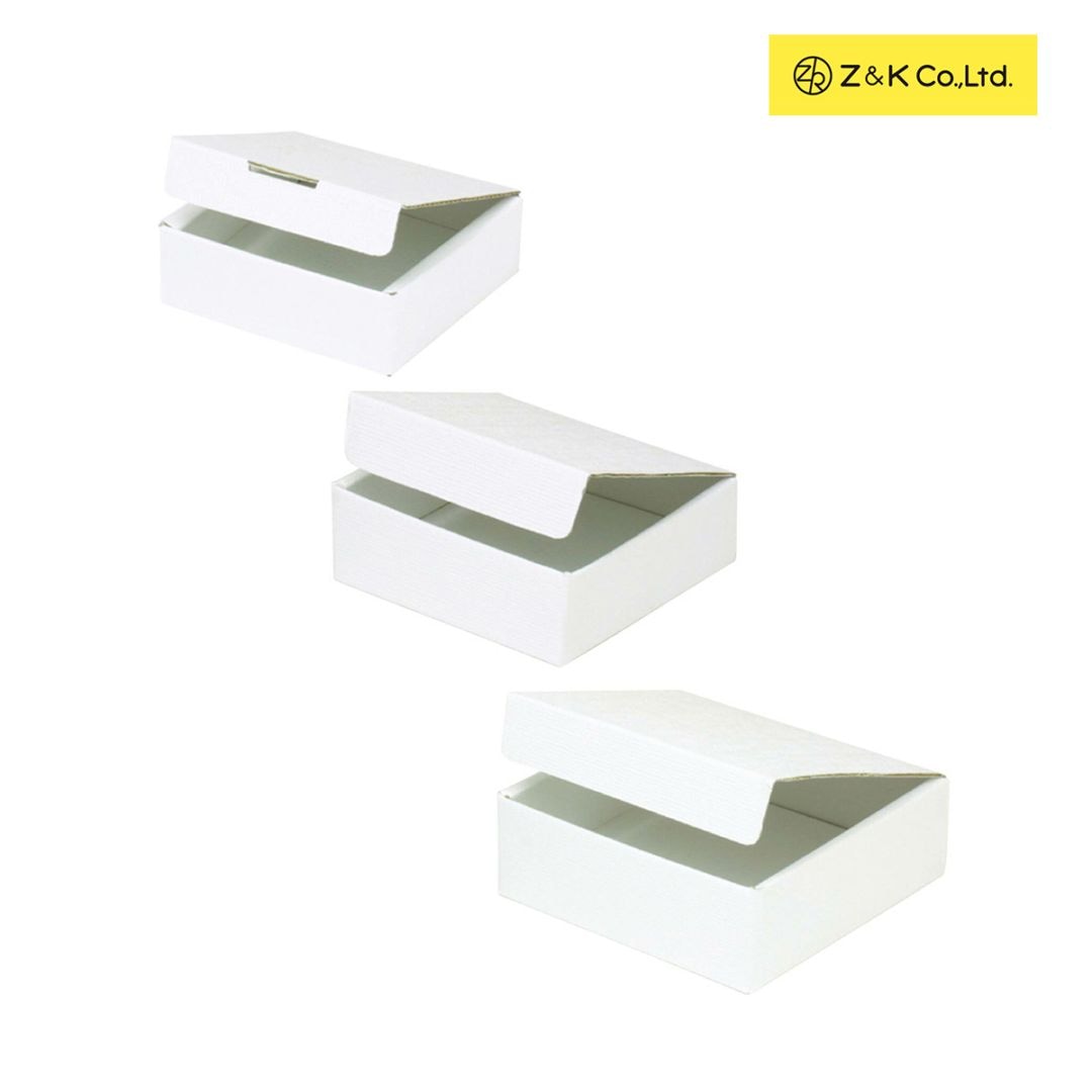 Z&K フラットボックス ホワイト (全3サイズ)