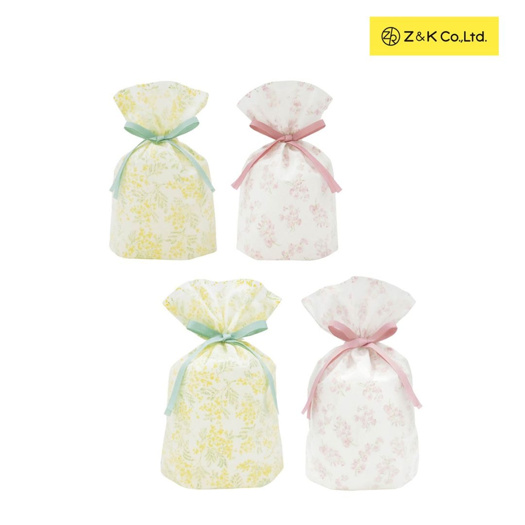 Z&K ギフトバッグ S/M 巾着 マチ付 (全2色)