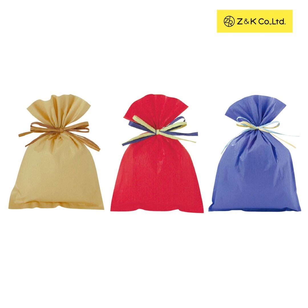 Z&K クレープバッグ L ロープ付 (全3色)