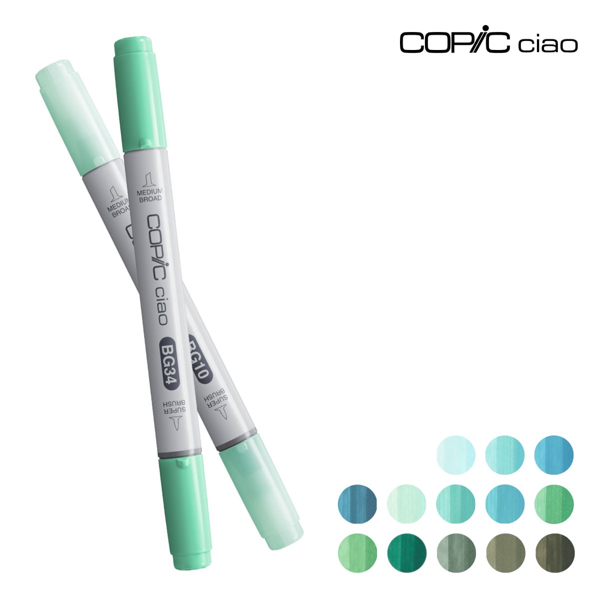 Too コピックチャオ  BG 青緑系 全13色(BG000～BG96)