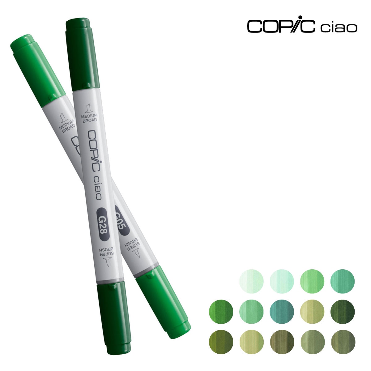 Too コピックチャオ  G 緑系 全14色(G000～G99)