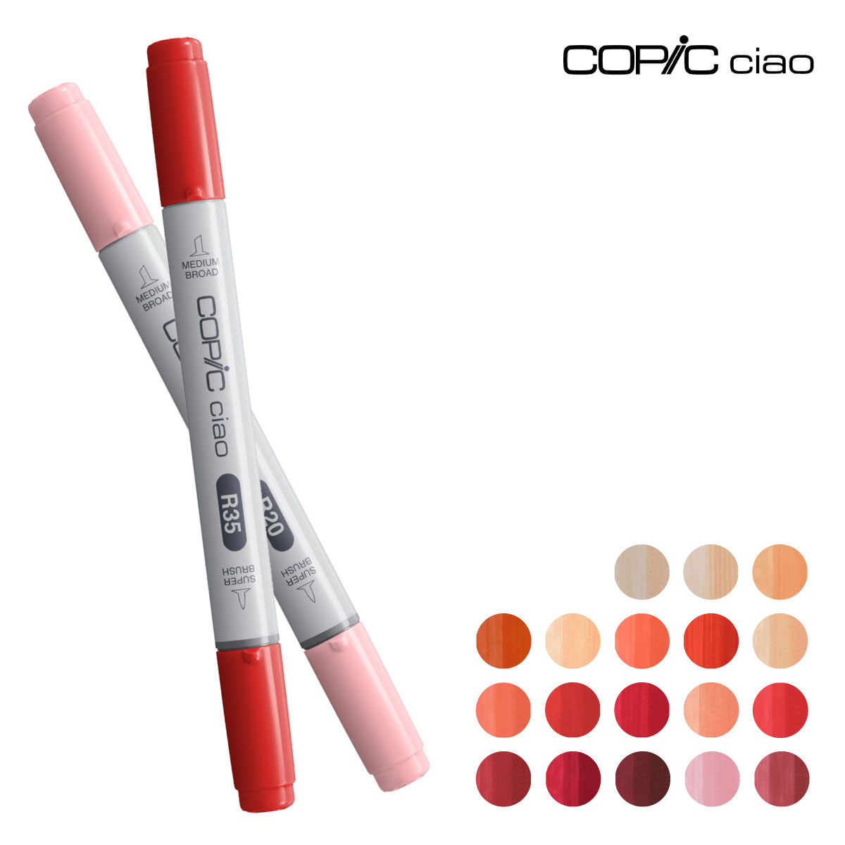 Too コピックチャオ  R 赤系 全18色(R000～R85)