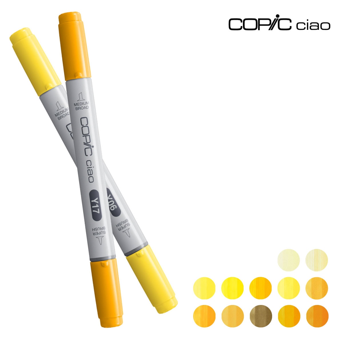 Too コピックチャオ  Y 黄系 全12色(Y000～Y38)