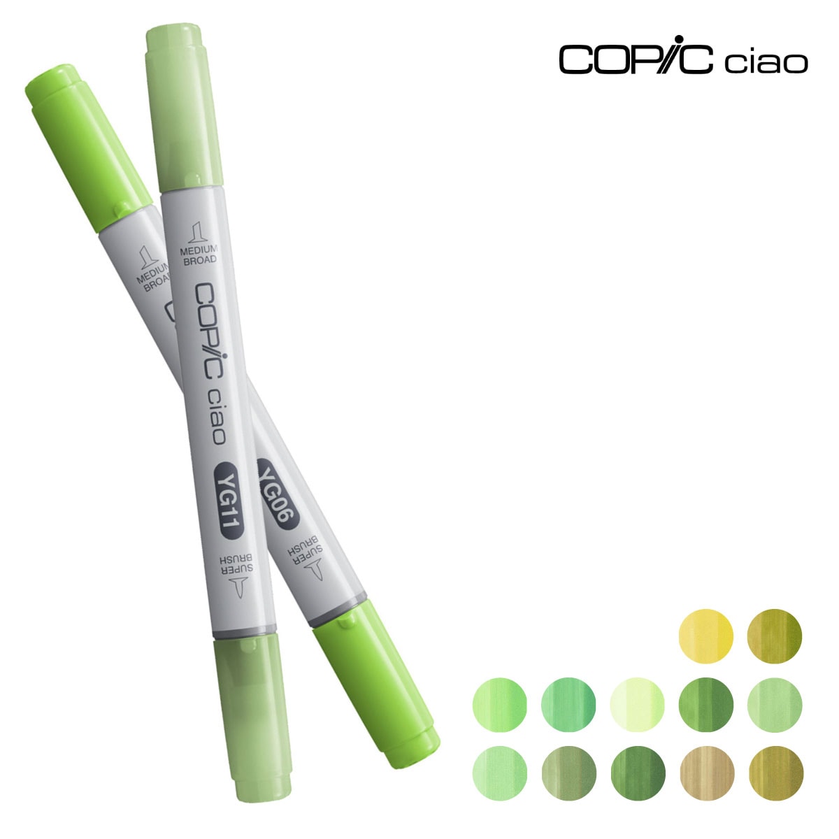 Too コピックチャオ  YG 黄緑系 全12色(YG00～YG95)