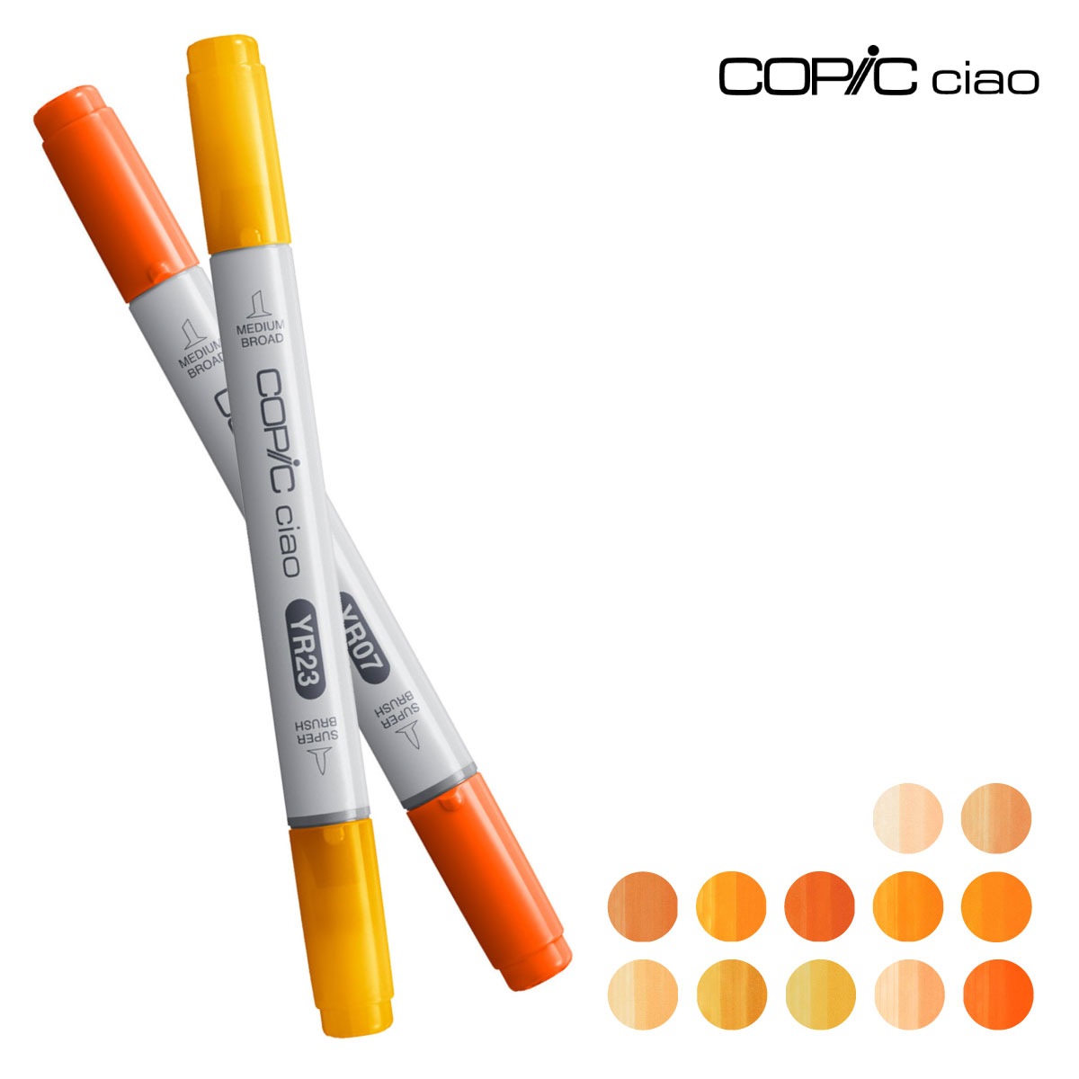 Too コピックチャオ  YR 黄赤系 全12色(YR000～YR68)