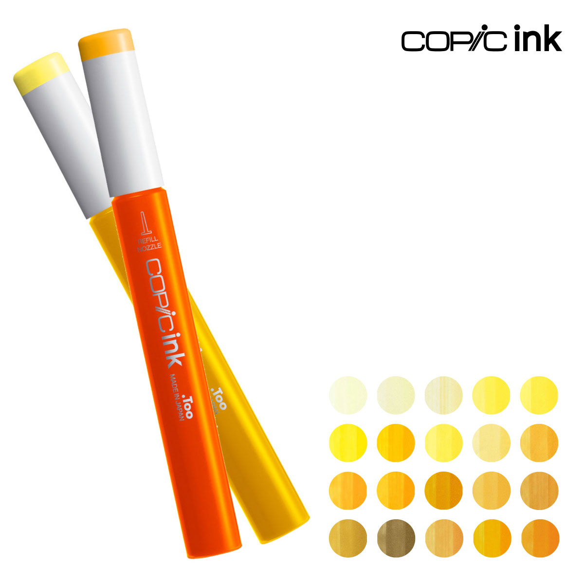 Too コピックインク  Y 黄系 全20色(Y0000～Y38)